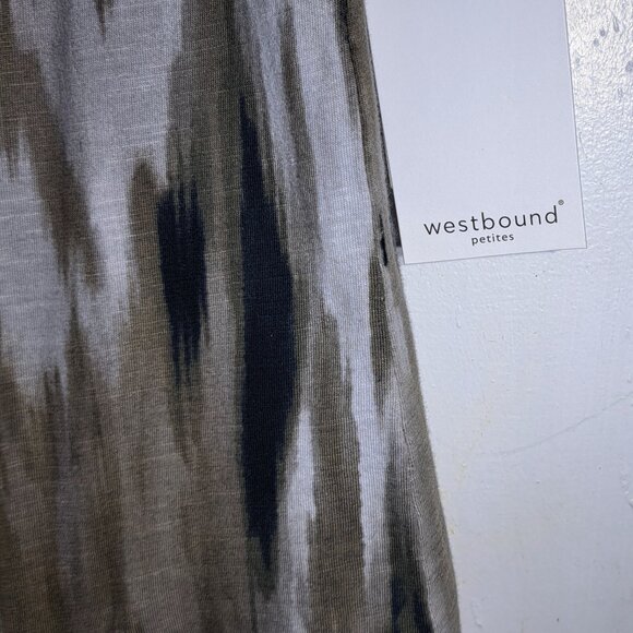 Westbound Woman petites Short Sleeve T Shirt w/ Shoulder Accents NWT - Picture 7 of 12